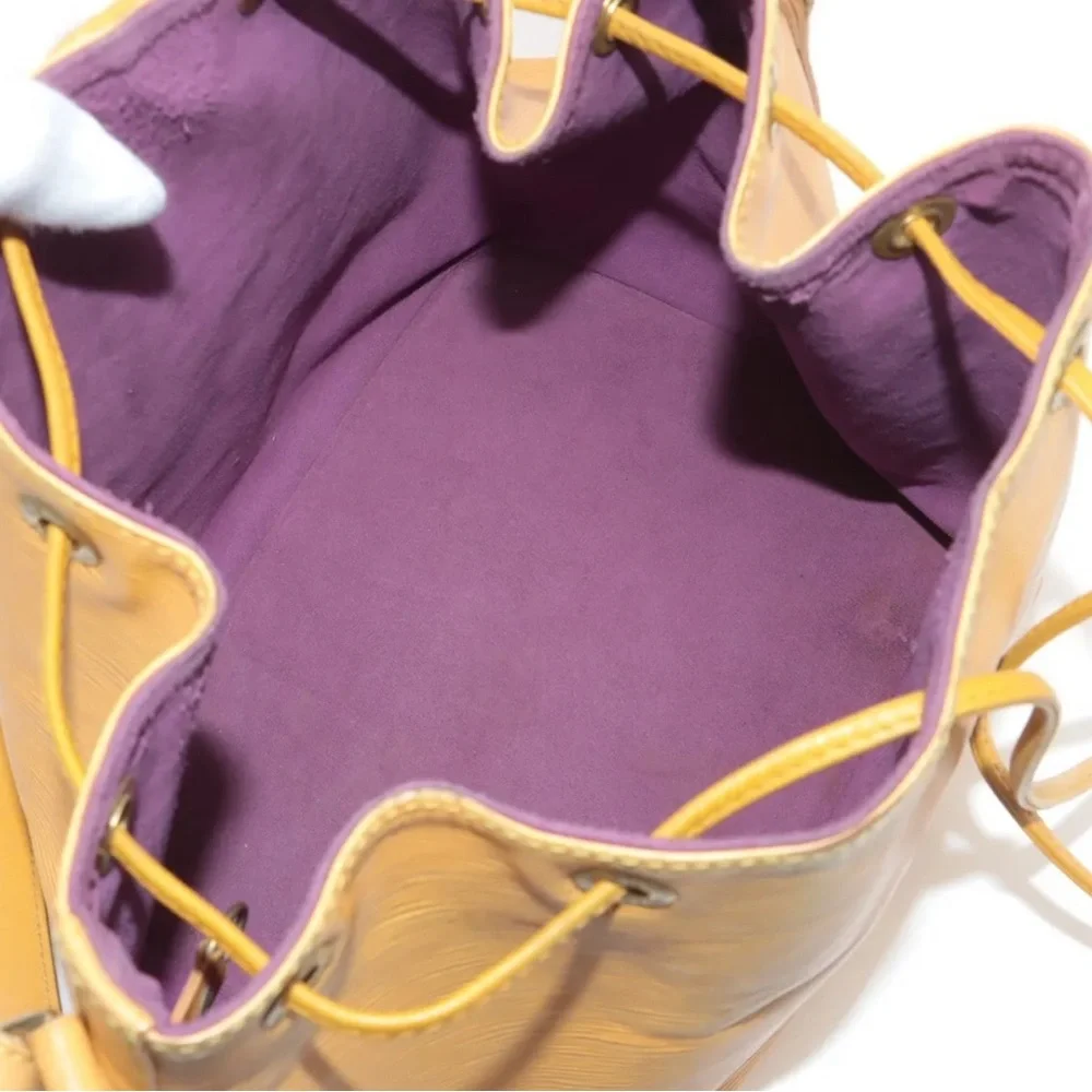 Louis Vuitton Petit Noe Epi Tassili Yellow Shoulder Bucket Bag M44109 - Picture 7 of 12